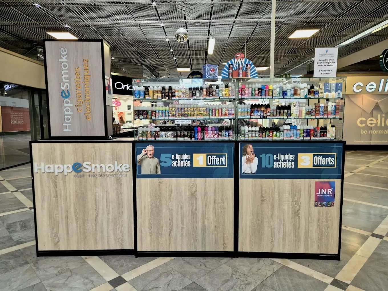 Corner e-liquides HappeSmoke Martigues